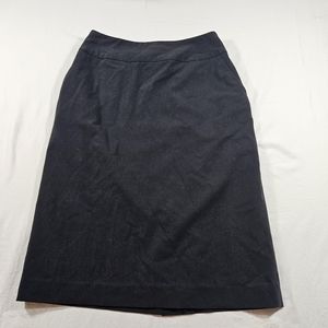 Massimo Skirt Womens Black 2 Sleek Office Pencil Skirt
